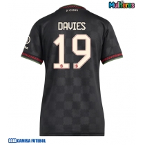 Camisa de Futebol Bayern Munich Alphonso Davies #19 Equipamento Alternativo Mulheres 2025-26 Manga Curta